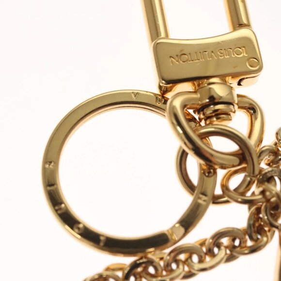 LOUIS VUITTON Porte Cles Spring Street Charm metal Gold - Picture 9 of 15